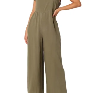 Ayla-Tie-Shoulder-Wide-Leg-Linen-Jumpsuit-Olive.webp Ayla Tie Shoulder Wide Leg Linen Jumpsuit
