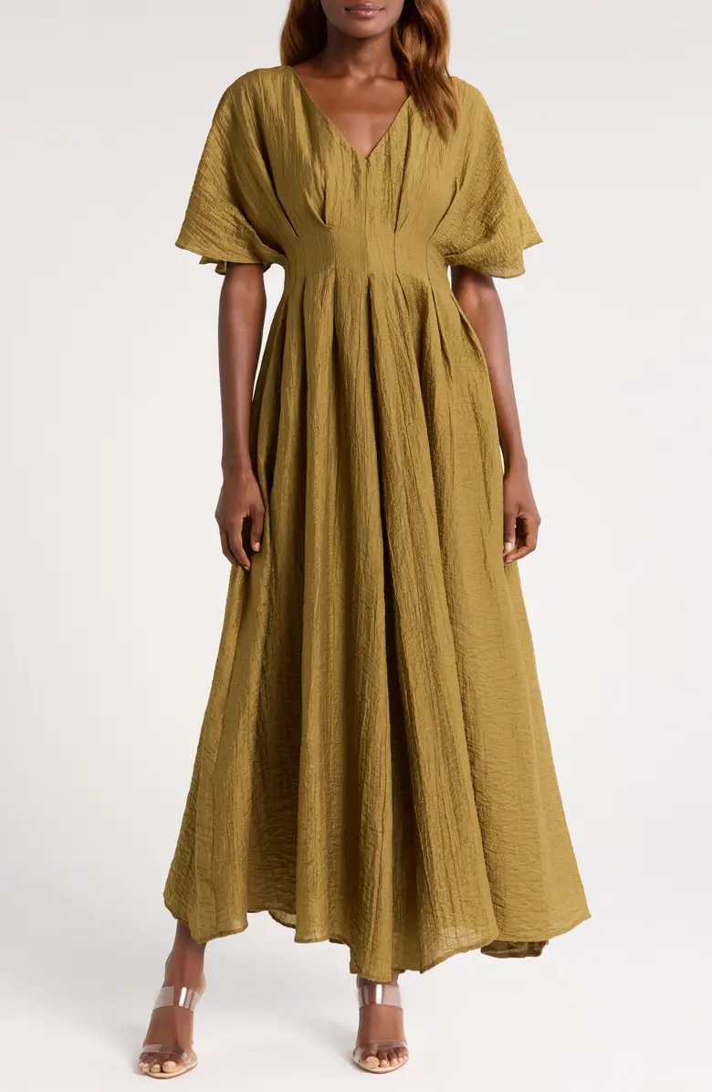 Dolman Sleeve A-Line Dress - Image 2