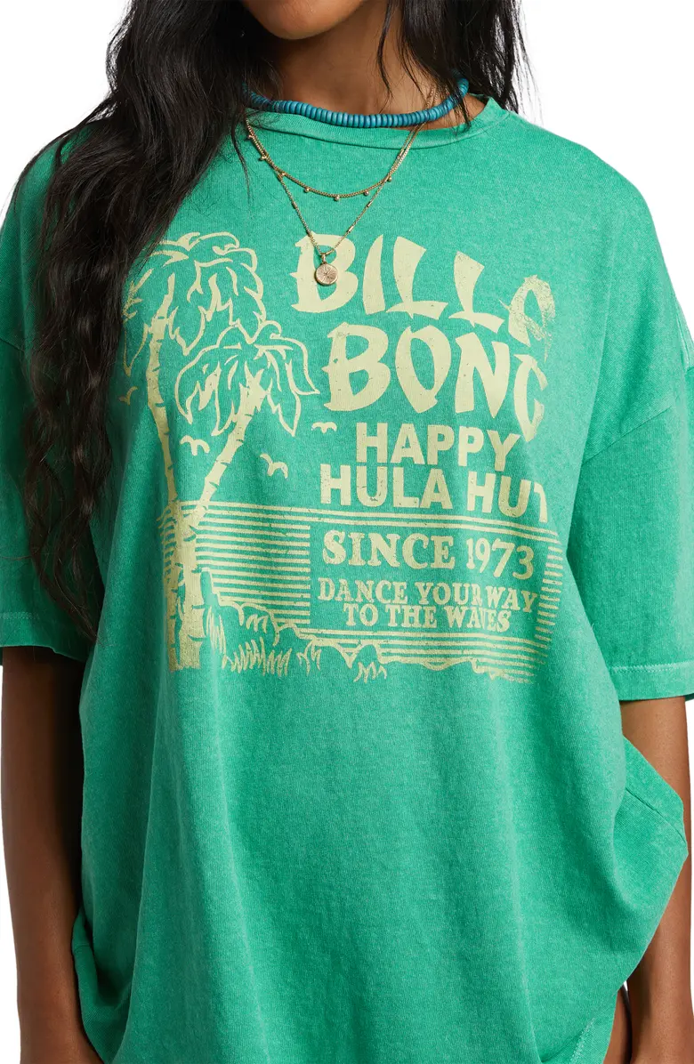 Hula Hut Oversize Graphic T-Shirt - Image 4