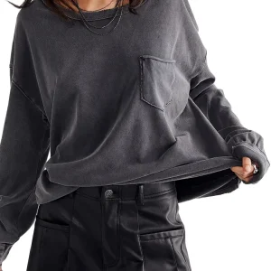 Washed-Black-.webp Fade Into You Knit Top