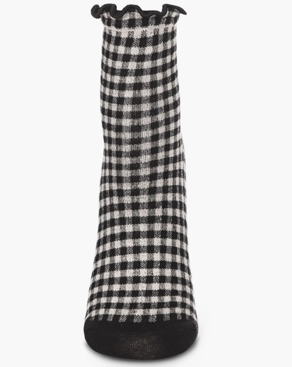 Gingham Ankle Socks
